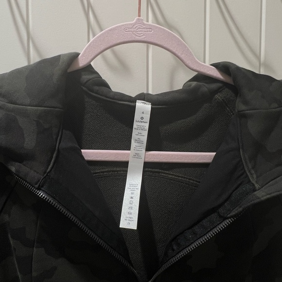 Lululemon Scuba Hoodie Full Zip Came SZ 4 - Picture 4 of 5